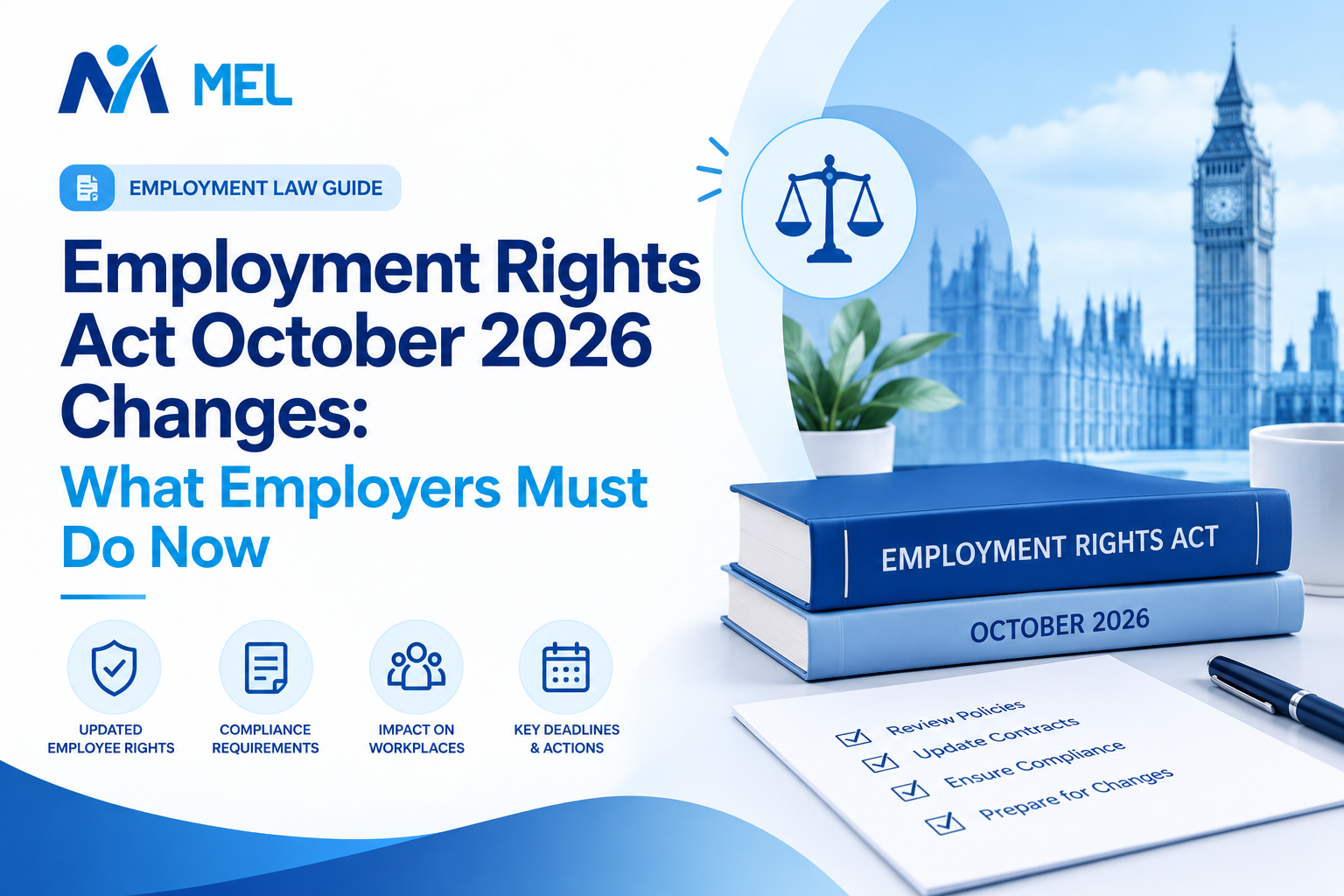 Employment Rights Act October 2026 Changes: What Employers Must Do Now